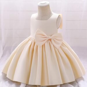satin wedding dress