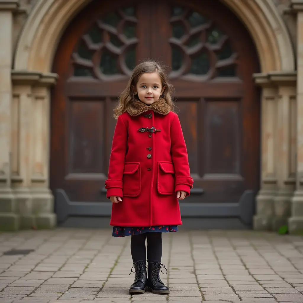 red coat for girl