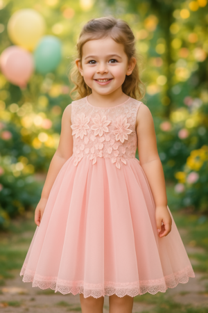 pink dress