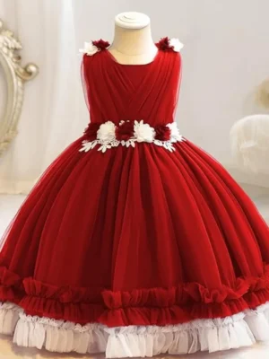red dress