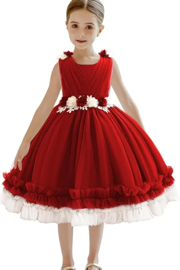 red dress