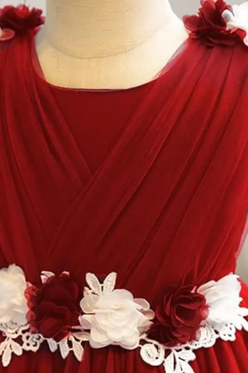 red dress