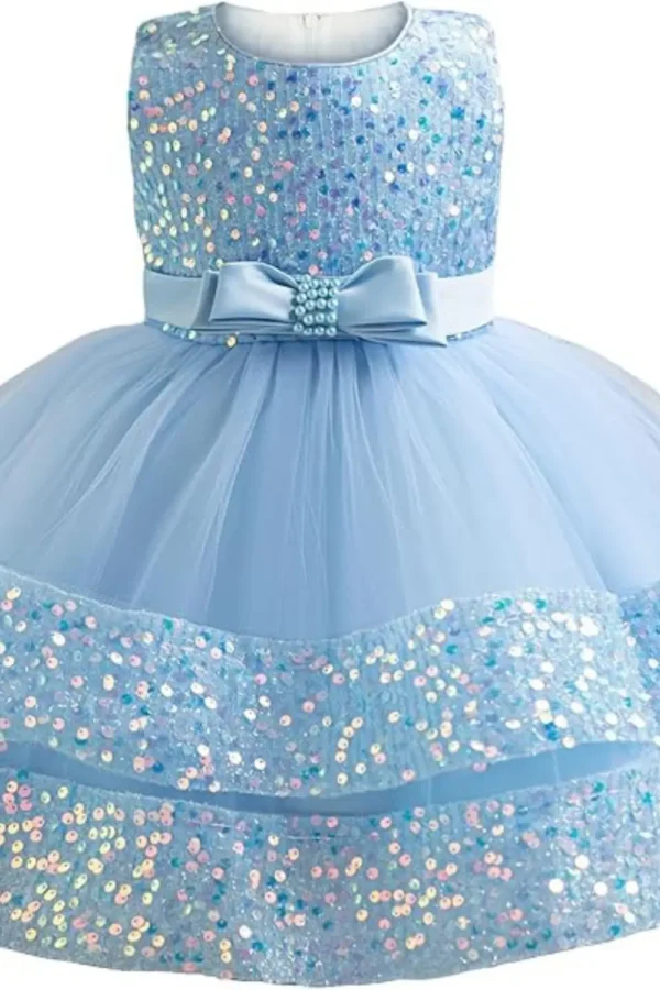 blue dress