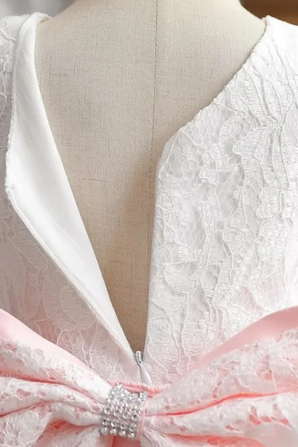 pink lace dress