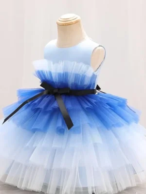 blue dress