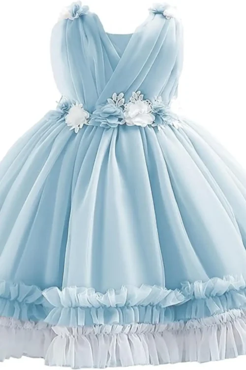 blue dress