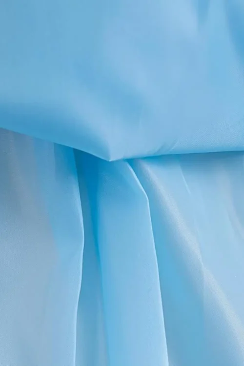 blue dress