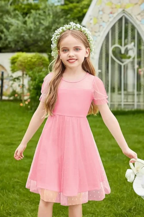 pink dress