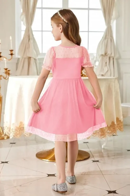 pink dress