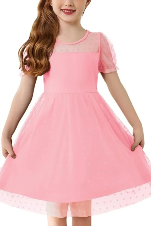 pink dress