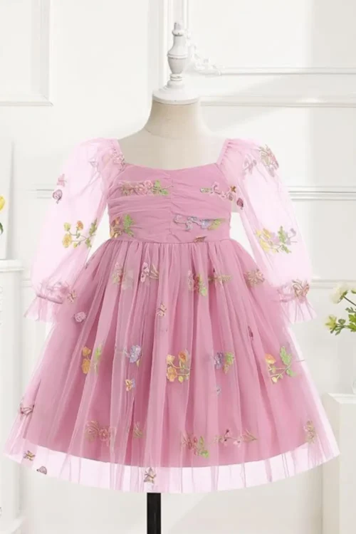 pink dress
