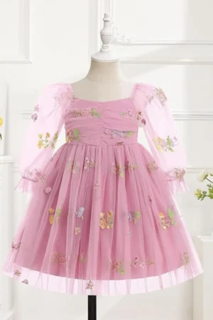 pink dress