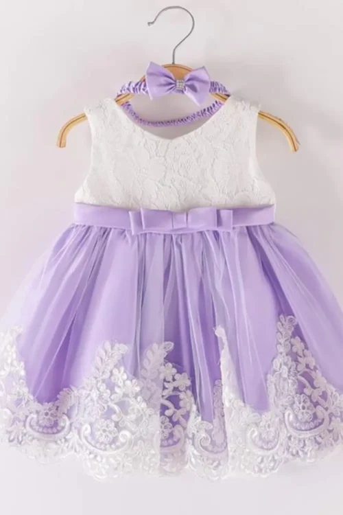 purple dress
