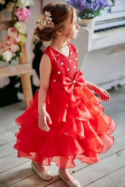 red dress