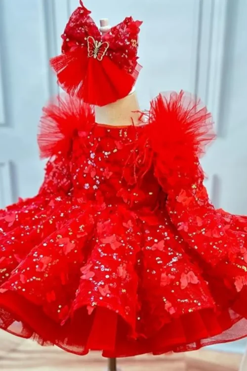 red dress
