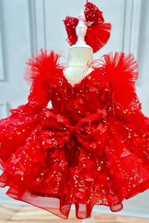 red dress