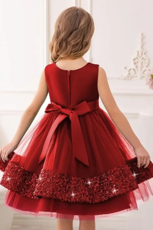 red dress