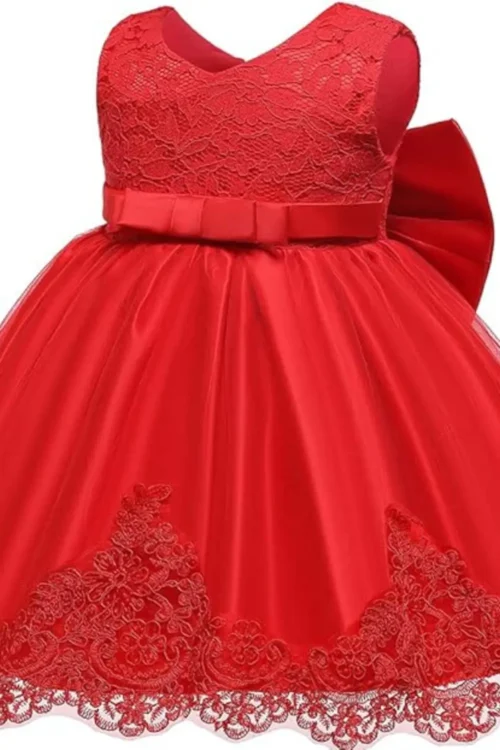 red dress