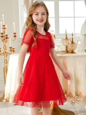 red dress