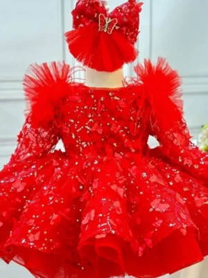 red dress