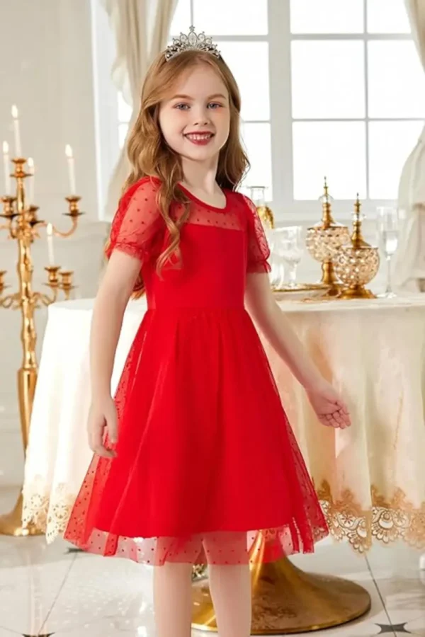 red dress