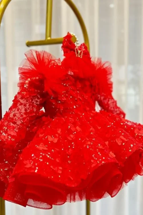red dress