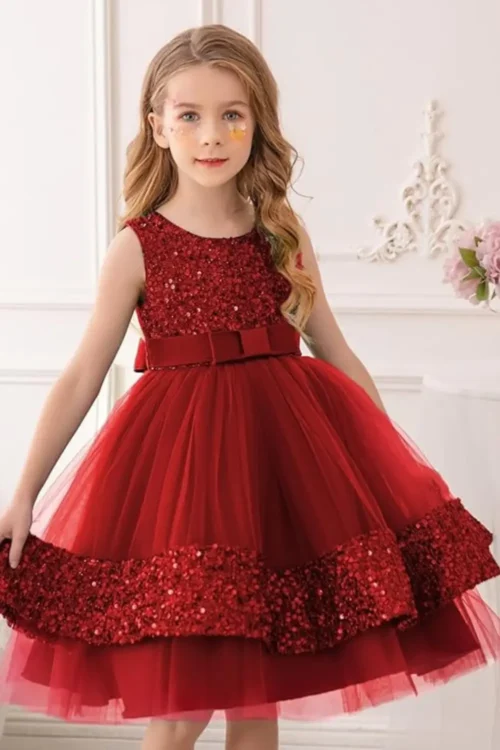 red dress
