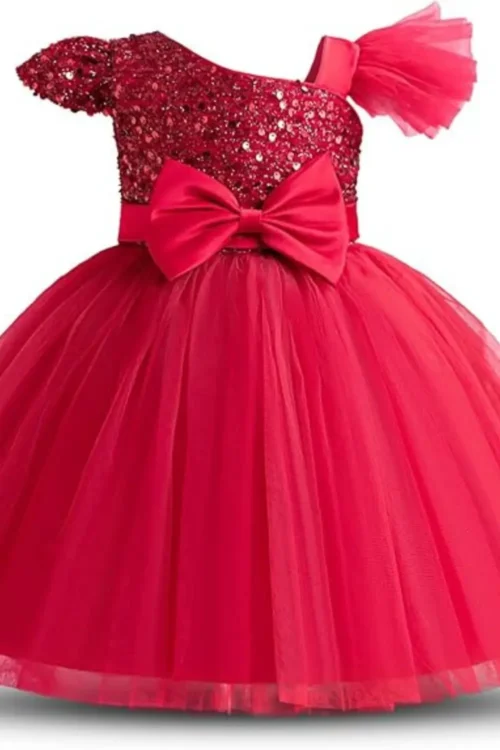 red dress