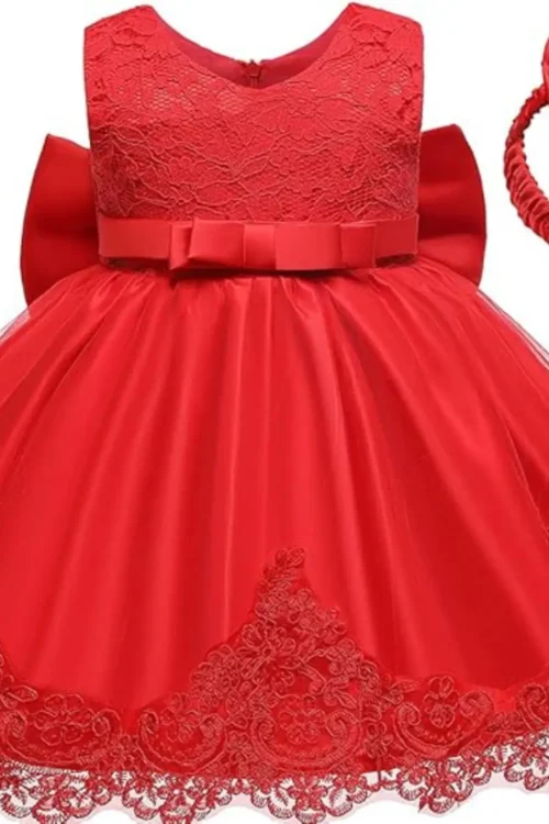 red dress