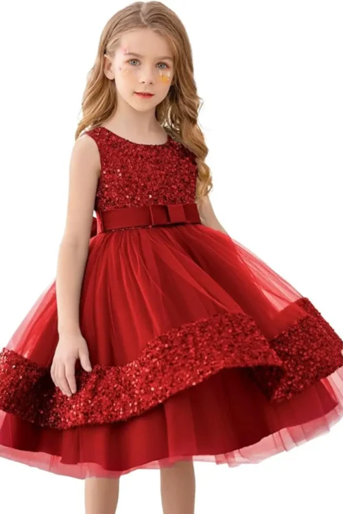 red dress