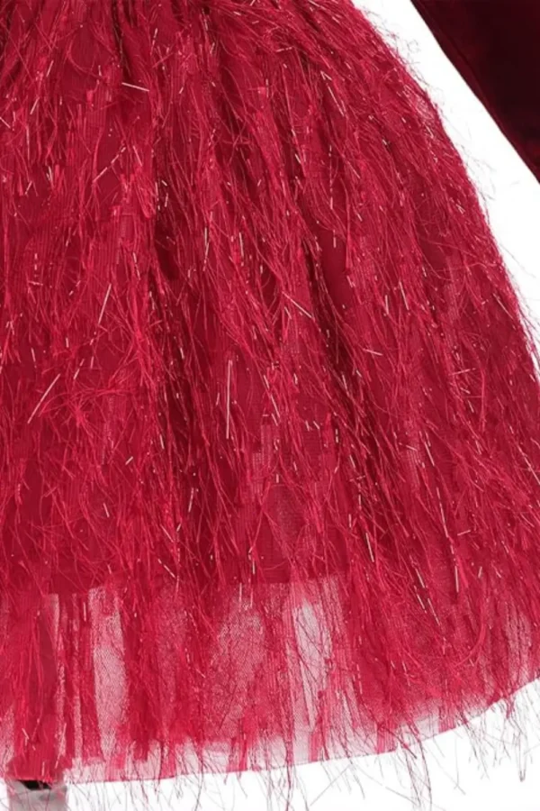 red dress