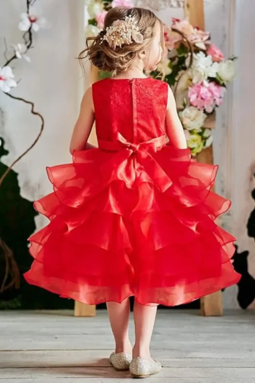 red dress