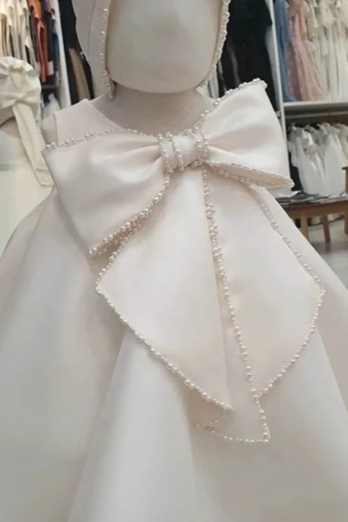 satin wedding dress