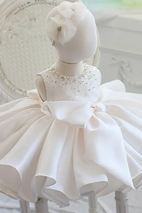 satin wedding dress