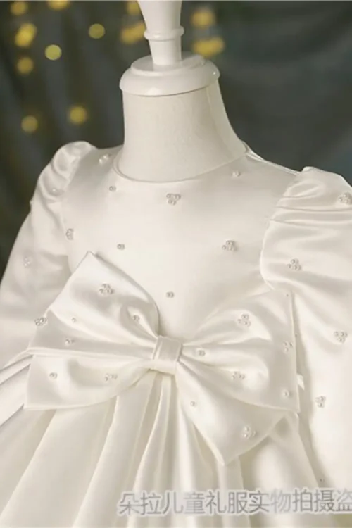 satin wedding dress