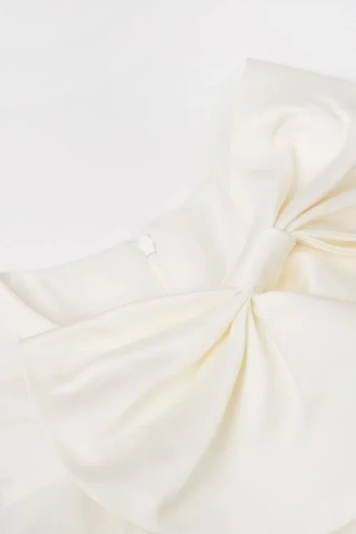 satin wedding dress