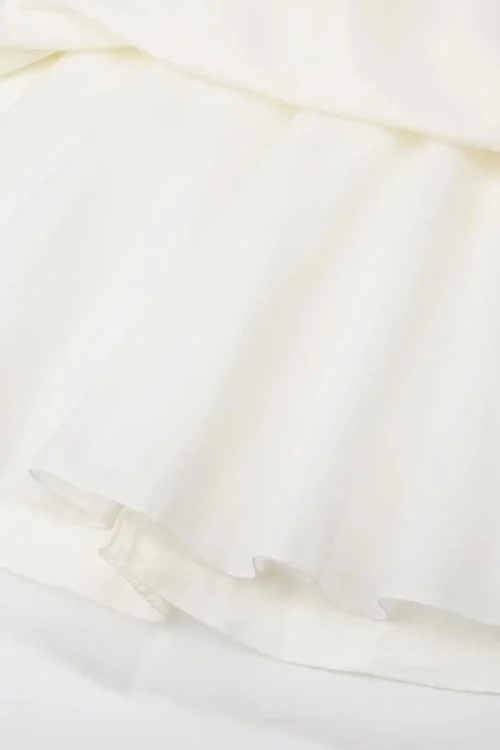 satin wedding dress