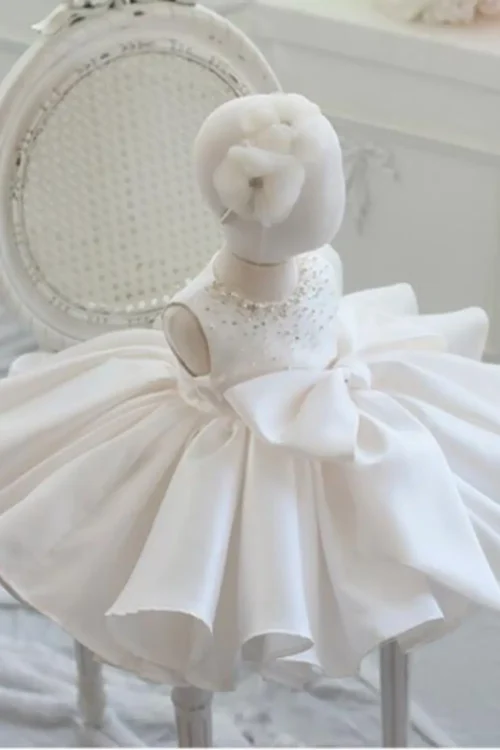 satin wedding dress