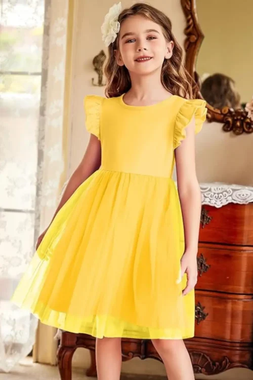 yellow dress
