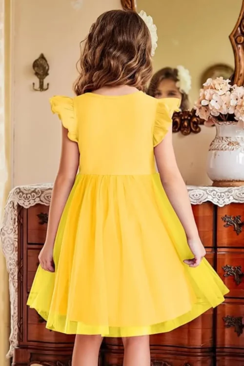 yellow dress
