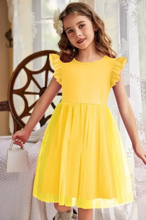 yellow dress