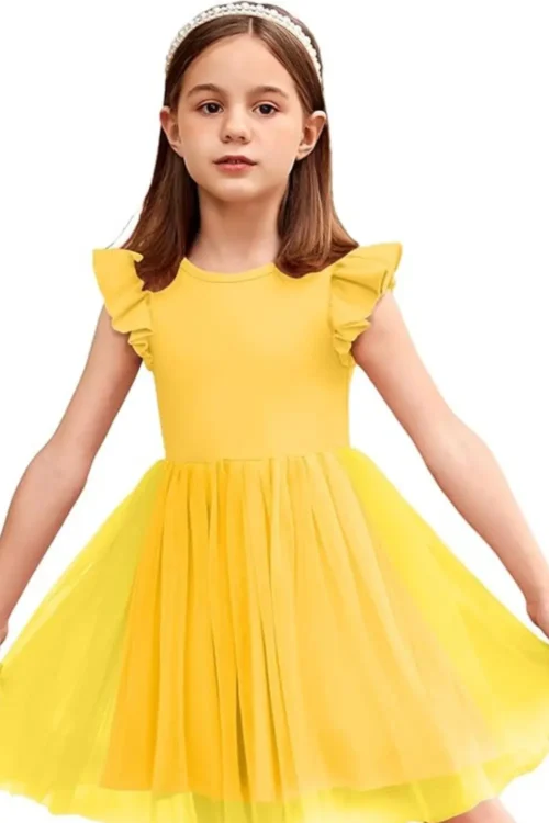yellow dress