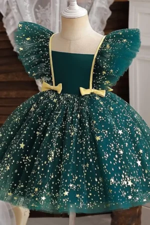 green prom dress