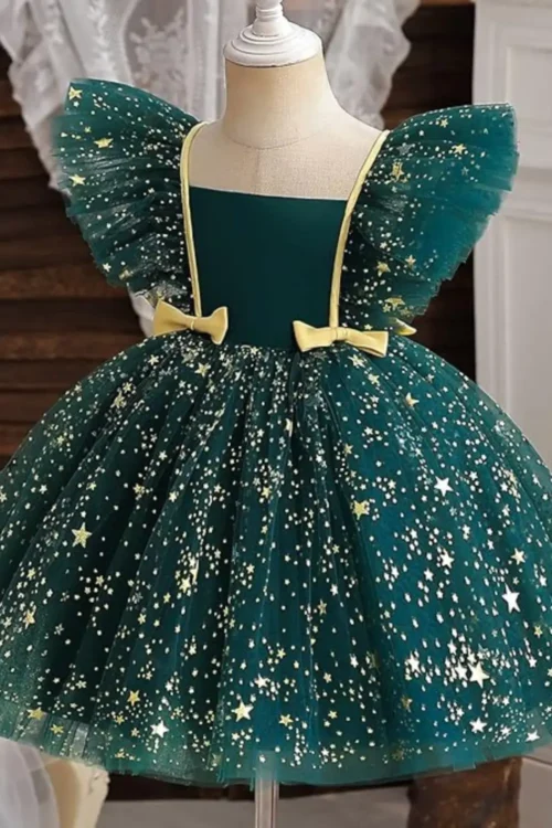 green prom dress