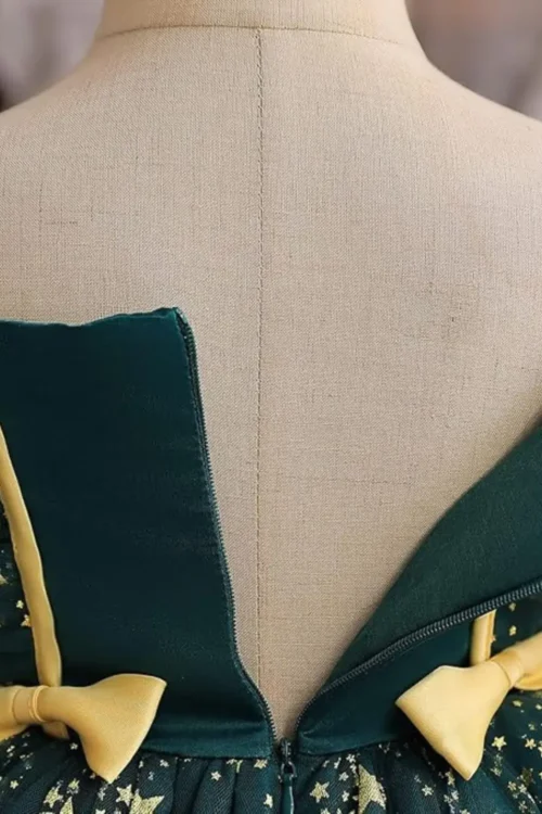 green prom dress