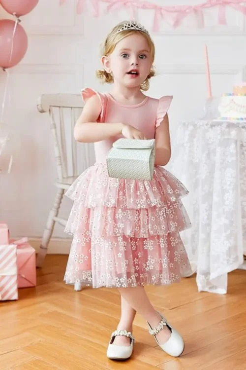 pink dress