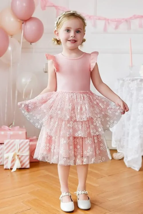 pink dress