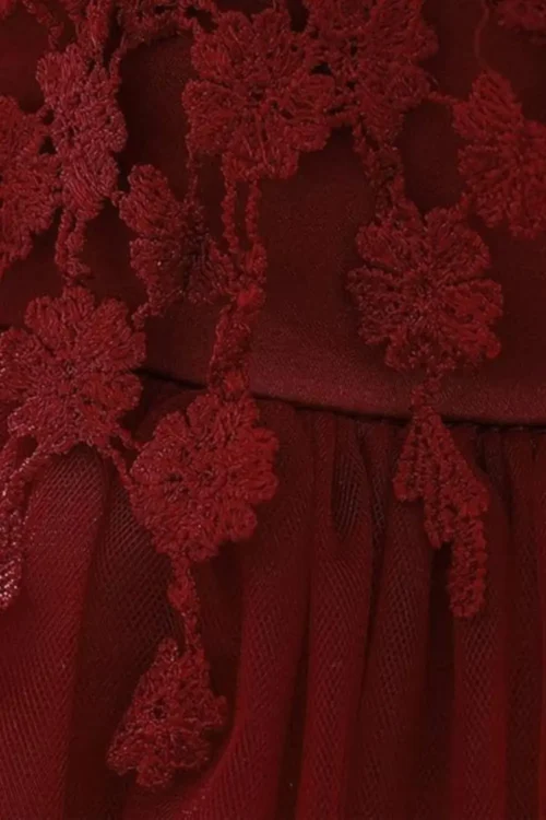 red dress