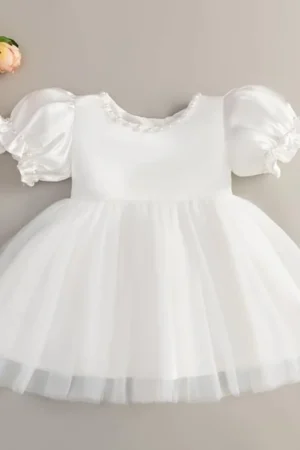 satin wedding dress