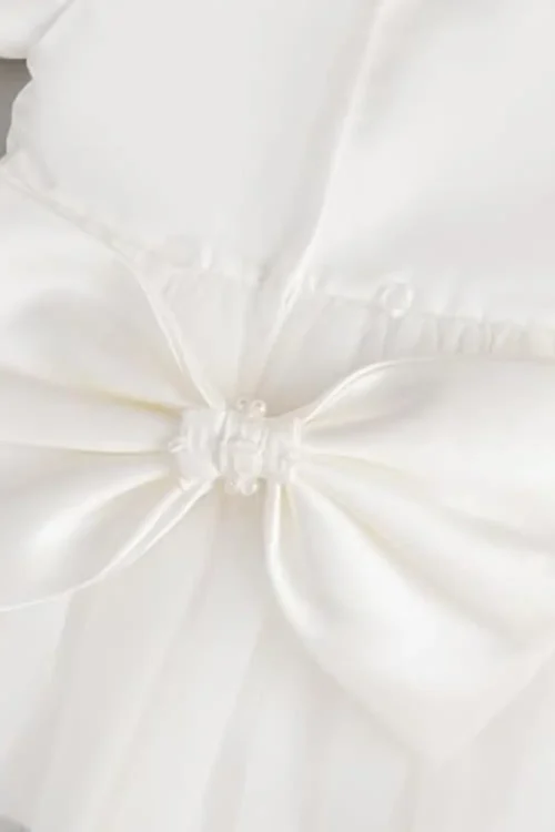 satin wedding dress